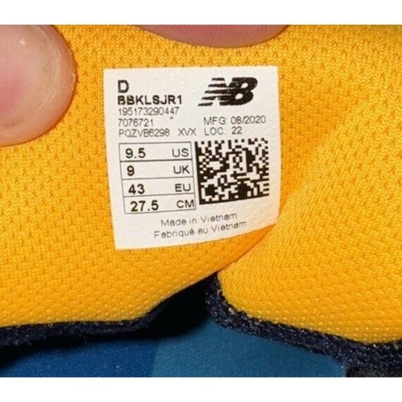 New Balance KAWHI Jolly Rancher Mens Athletic Basketball Shoes Size 9.5 Blue - Picture 8 of 8